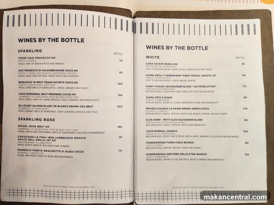WINES BY THE BOTTLE