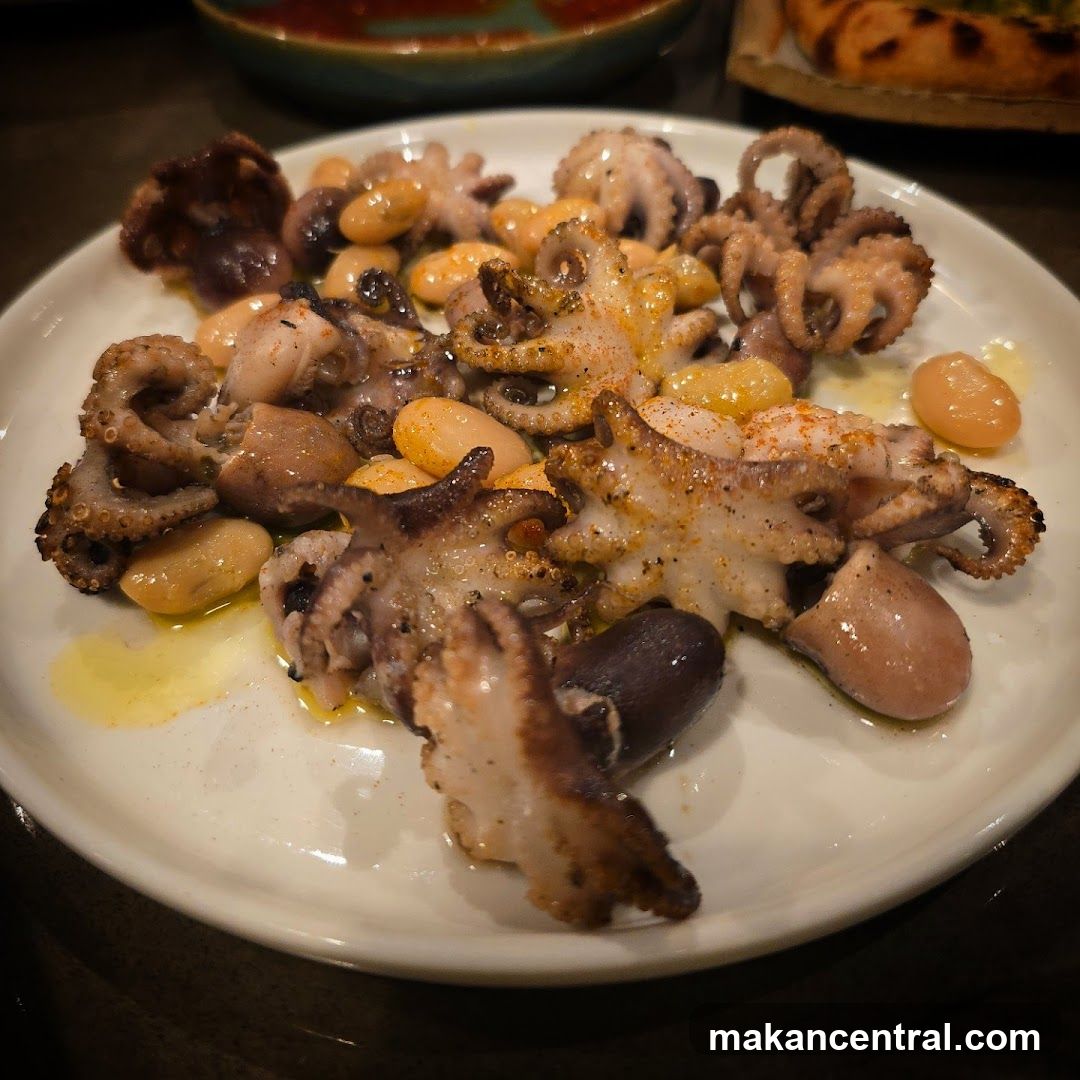 Baby Octopus with White Beans