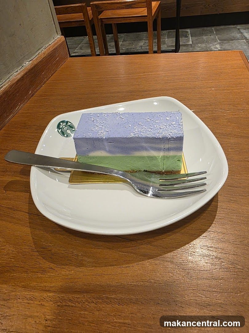 Layered Cake with Fork