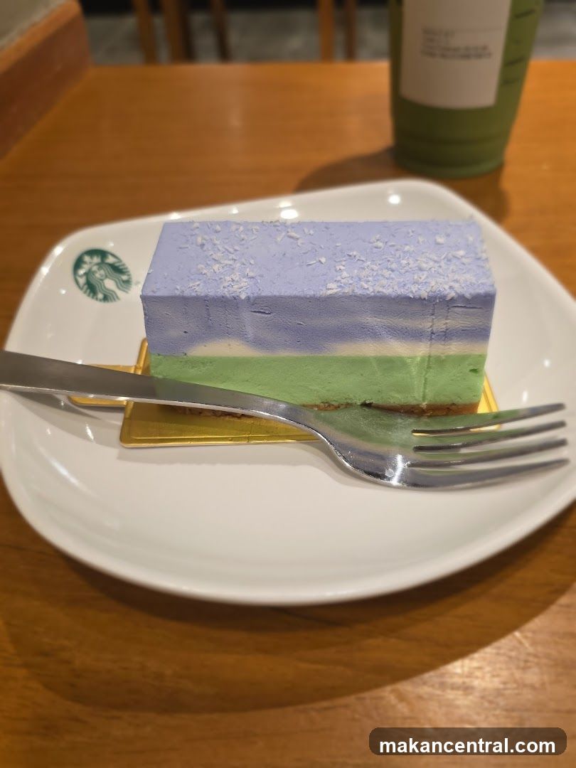 Layered Cake and Drink