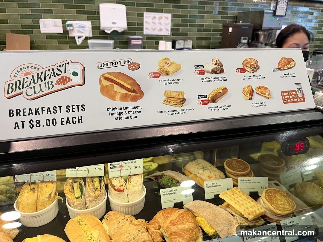 Starbucks Breakfast Club Menu