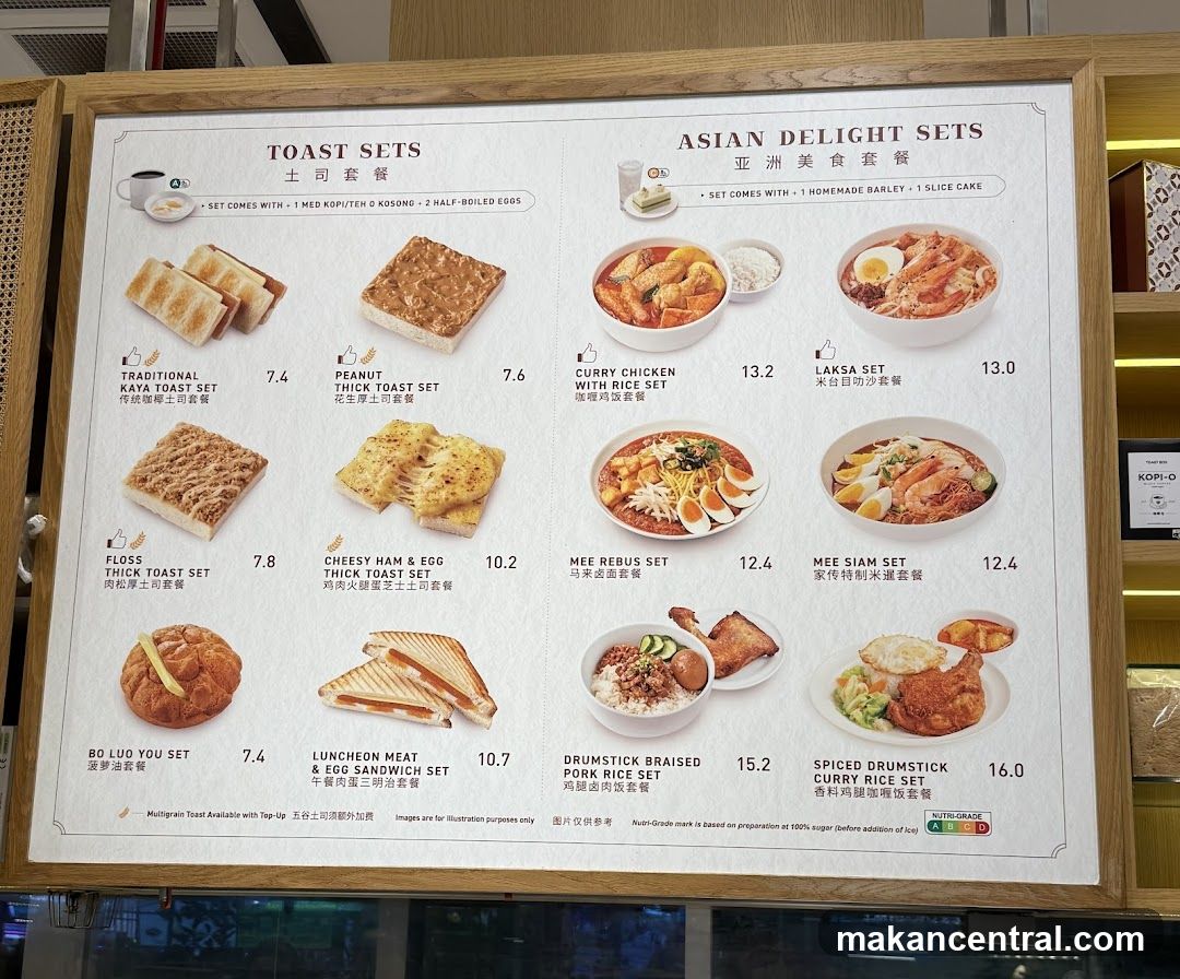 Toast Sets & Asian Delight Sets