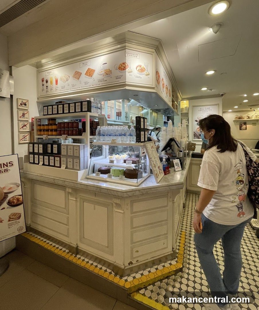 Cafe Counter with Desserts and Drinks