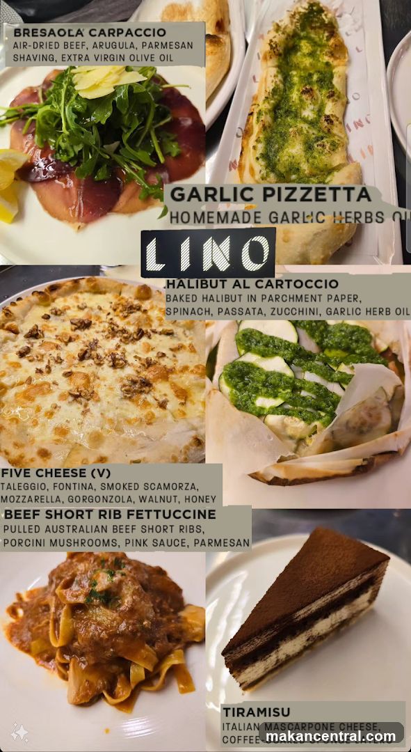 Collage of Italian Dishes