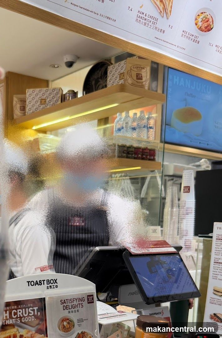 Counter at Toast Box