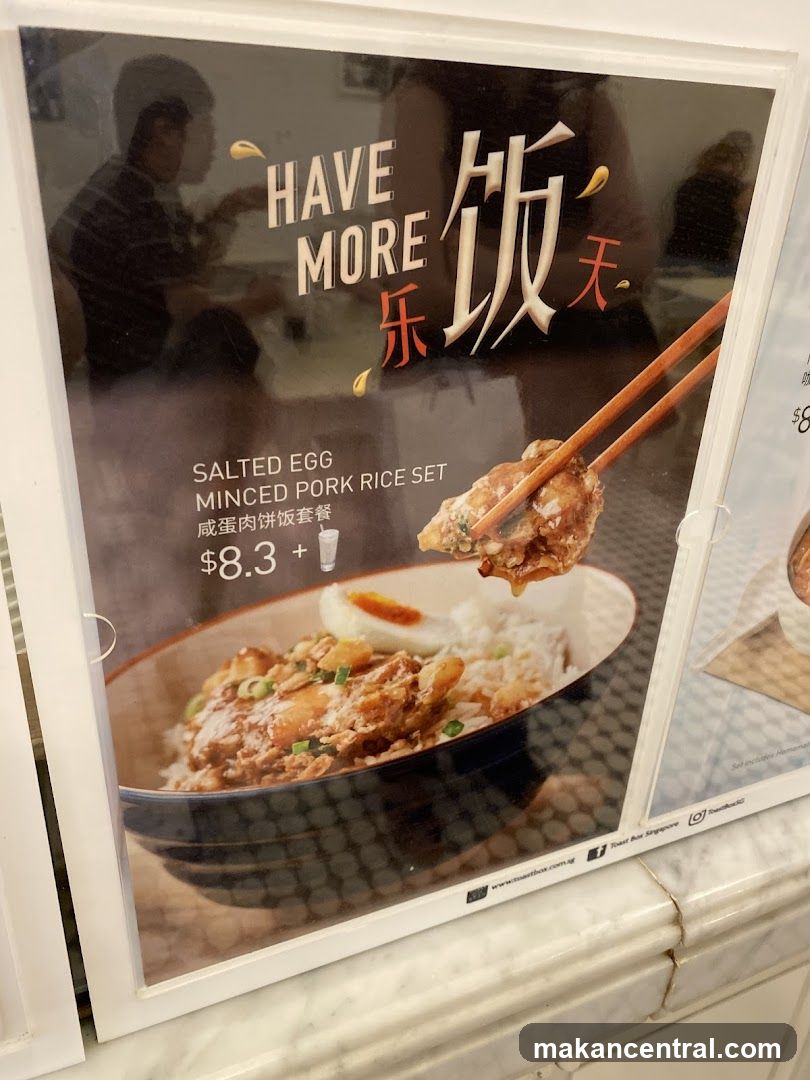 Salted Egg Minced Pork Rice Set