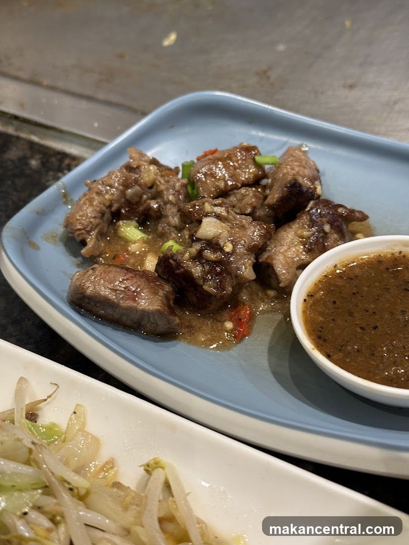 Beef Bites with Sauce