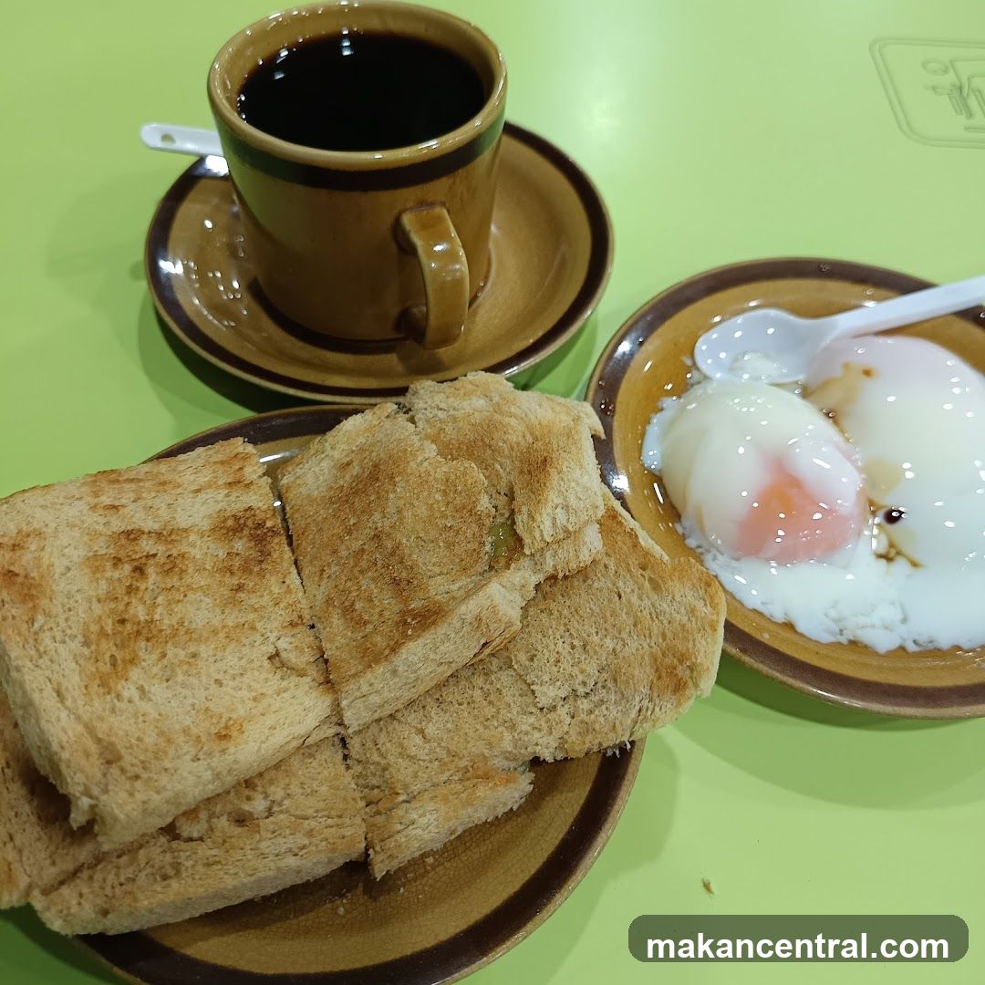 Kopi Toast and Eggs