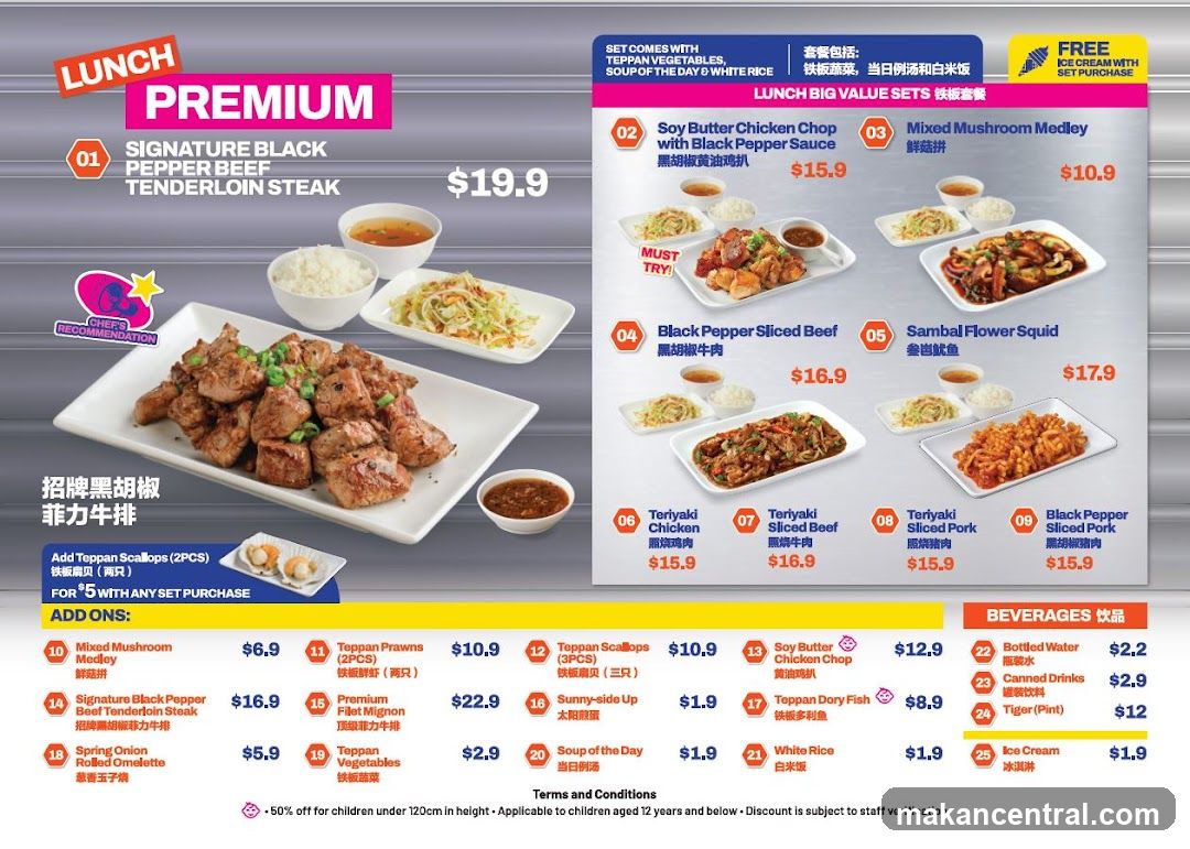 PREMIUM LUNCH BIG VALUE SETS