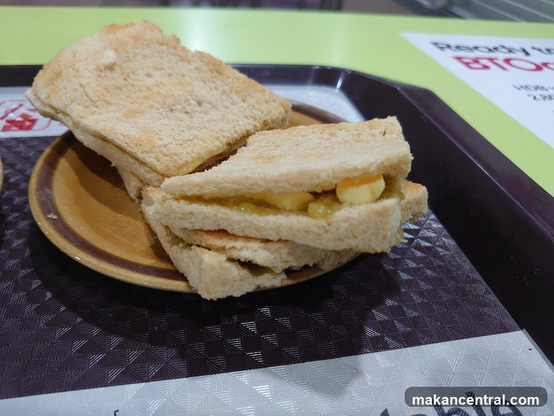 Toast with filling