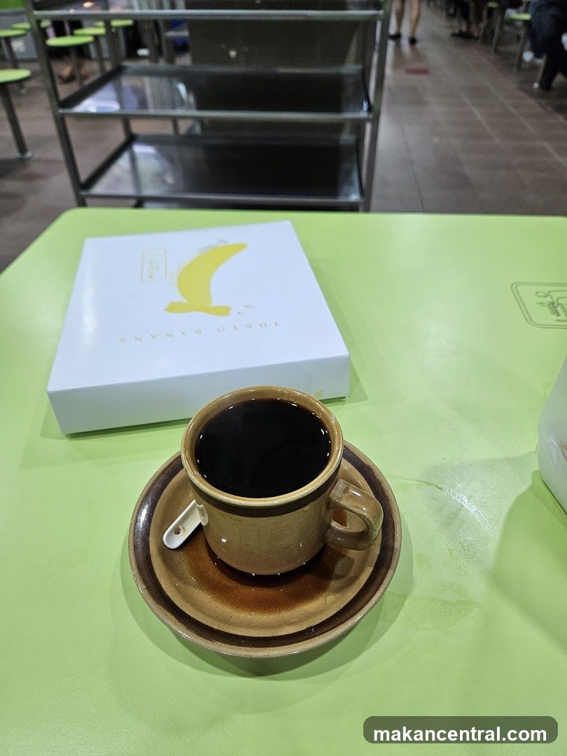 Coffee and Tokyo Banana box