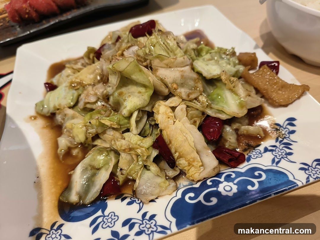 Stir-fried Cabbage with Chili