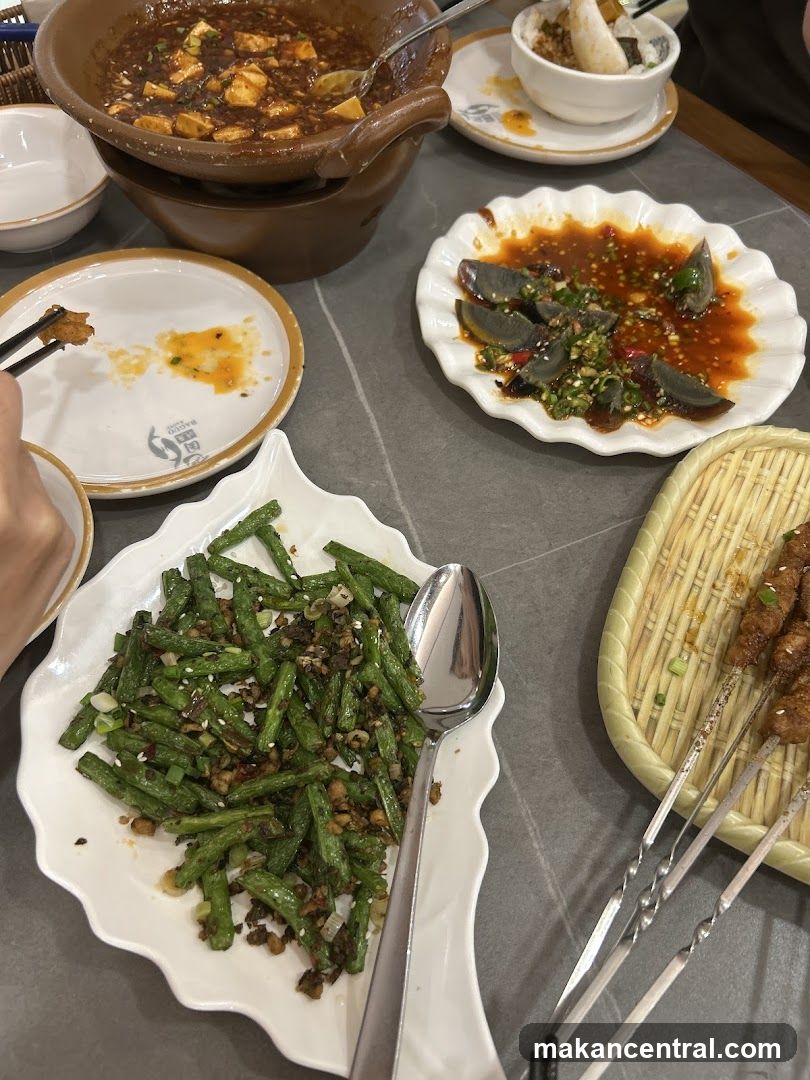 Chinese Food Spread
