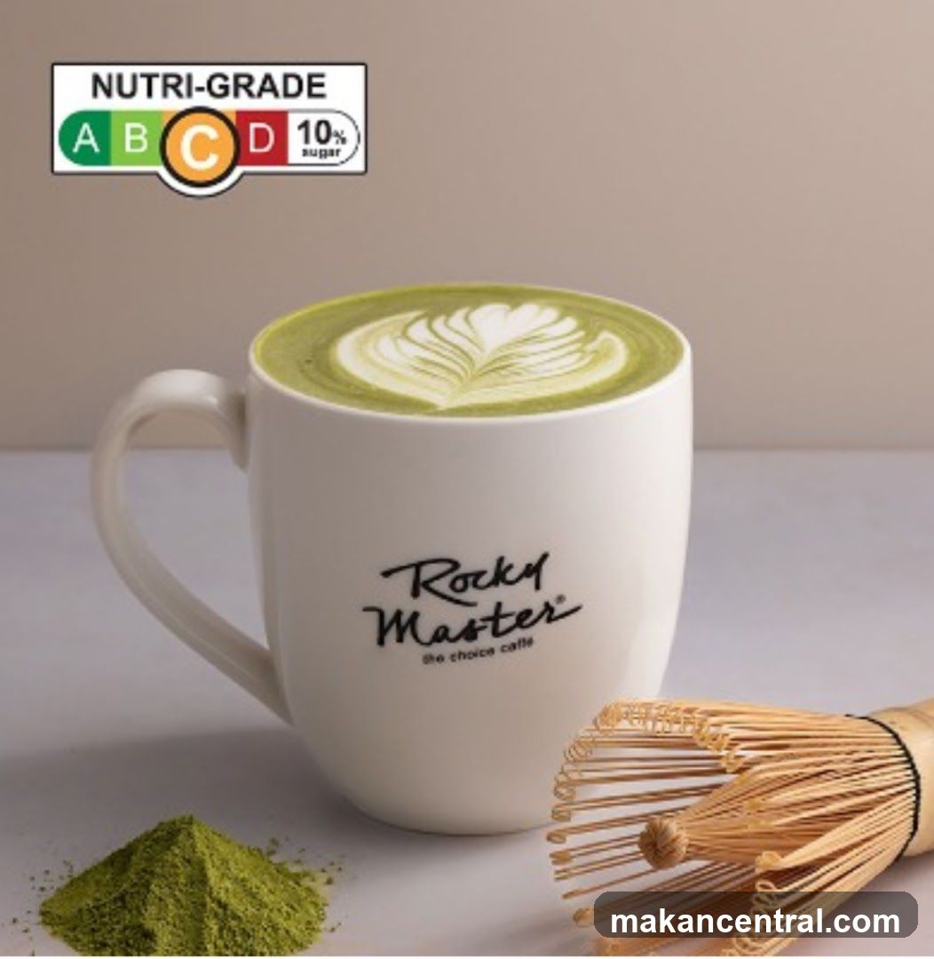 Matcha Latte with Nutri-Grade Rating