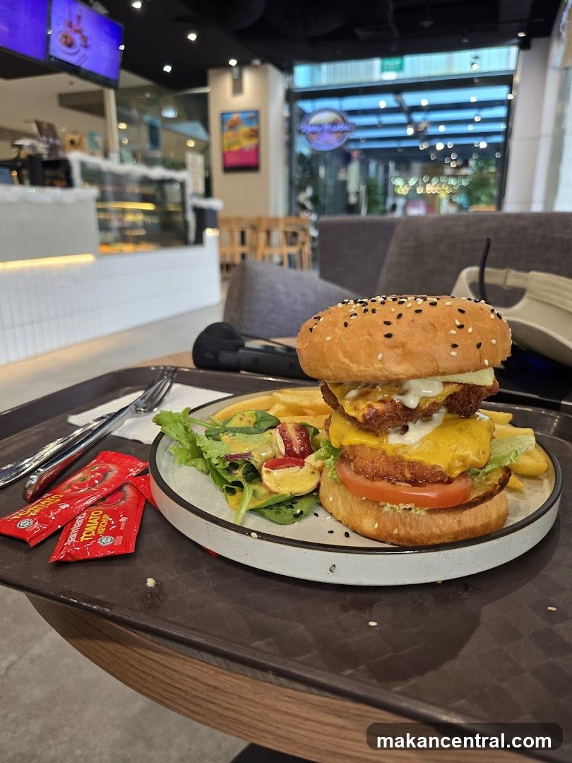 Burger and Fries