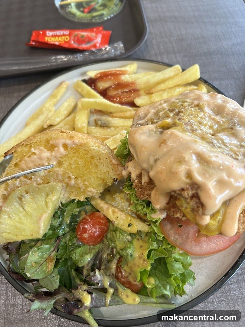 Burger and Fries