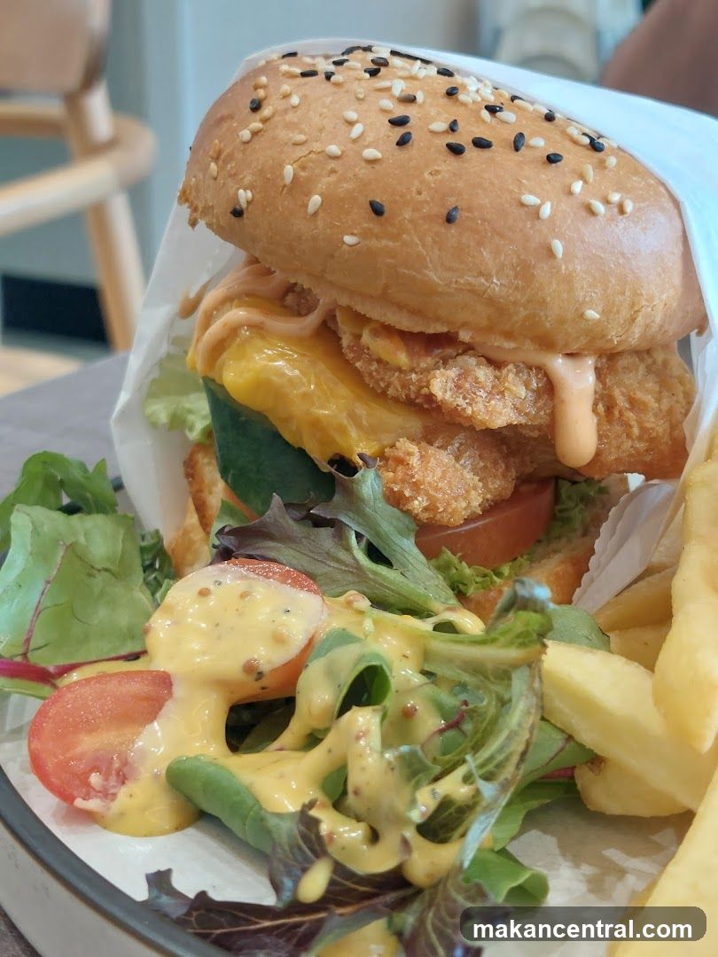Burger and Fries