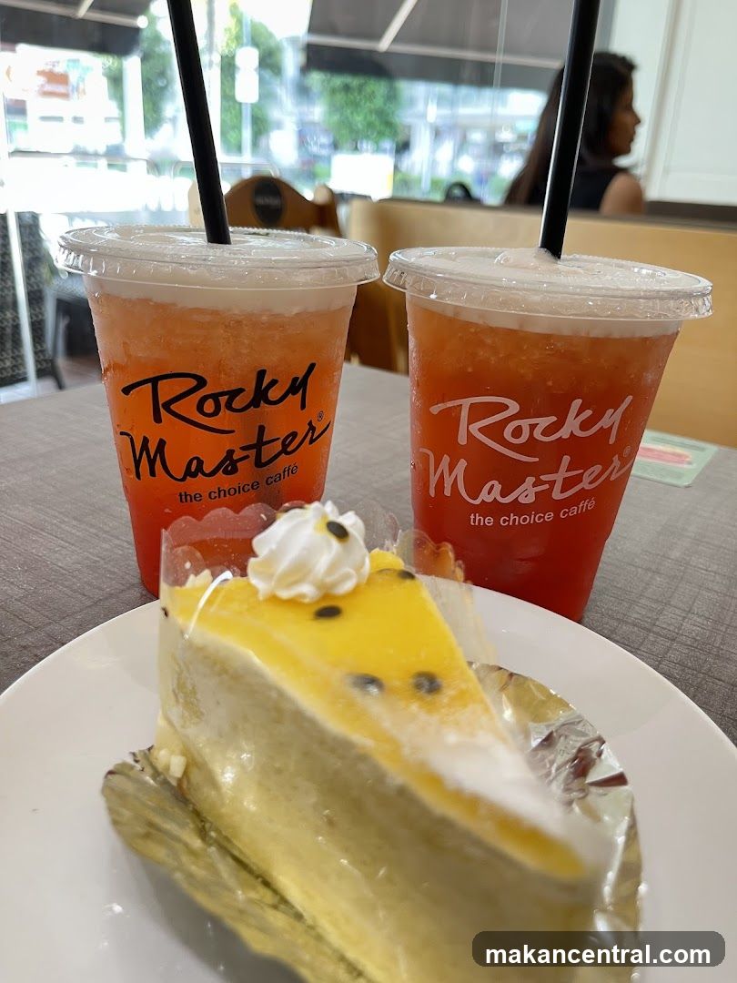 Rocky Master Drinks and Cake