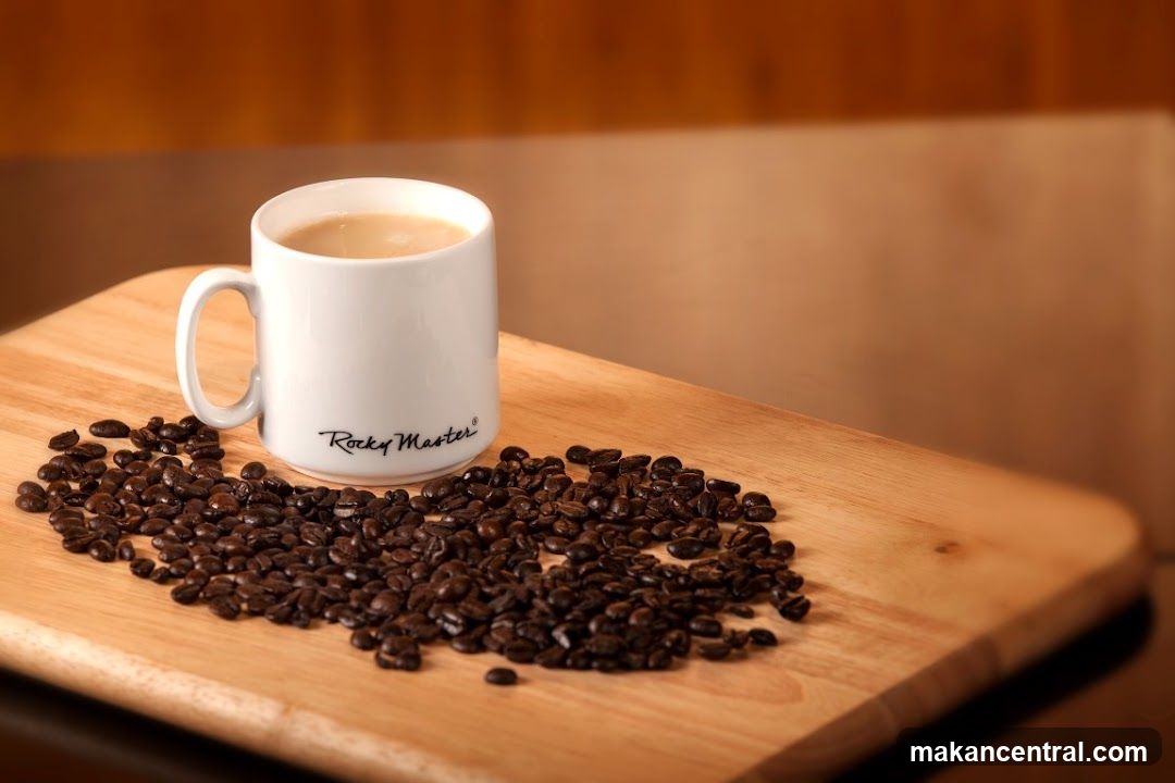 Coffee Mug and Beans