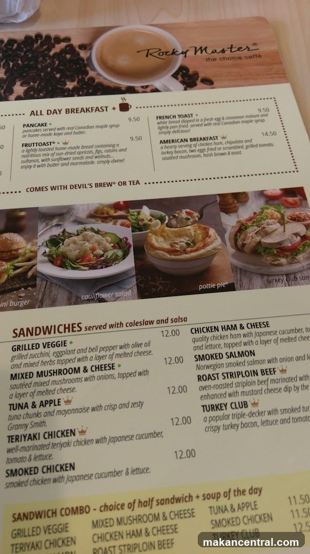 Rocky Master Menu