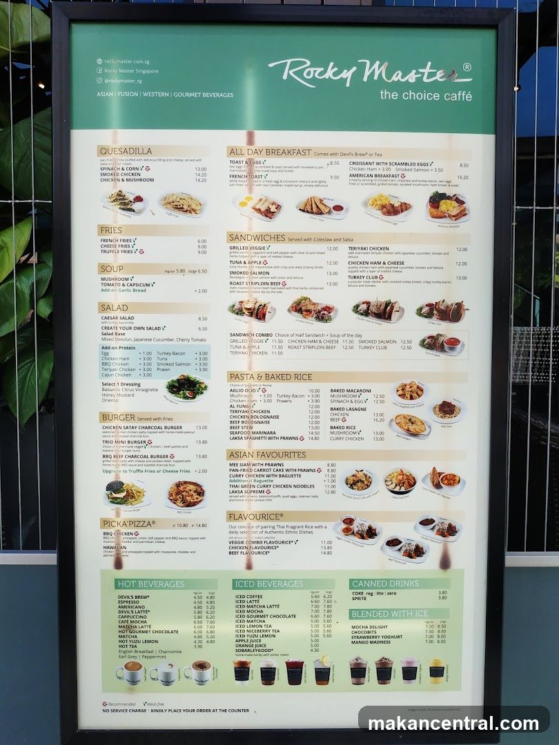 Rocky Master Menu