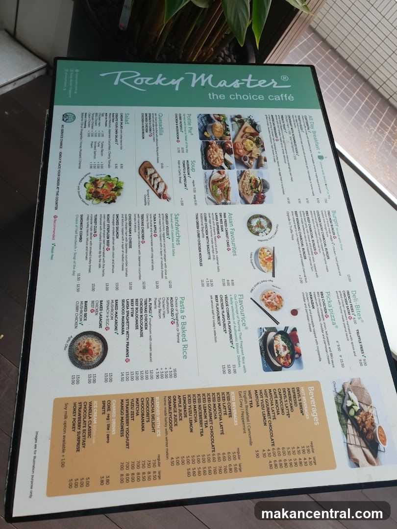 Rocky Master Menu