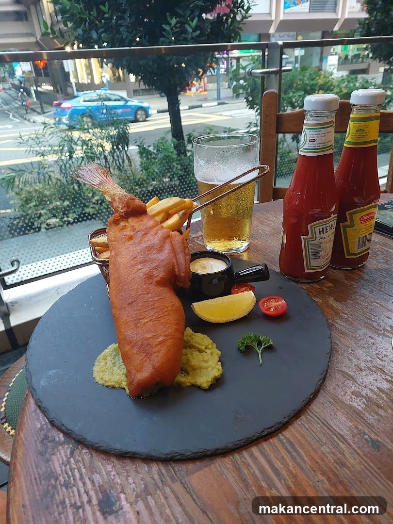 Fish and Chips with Beer
