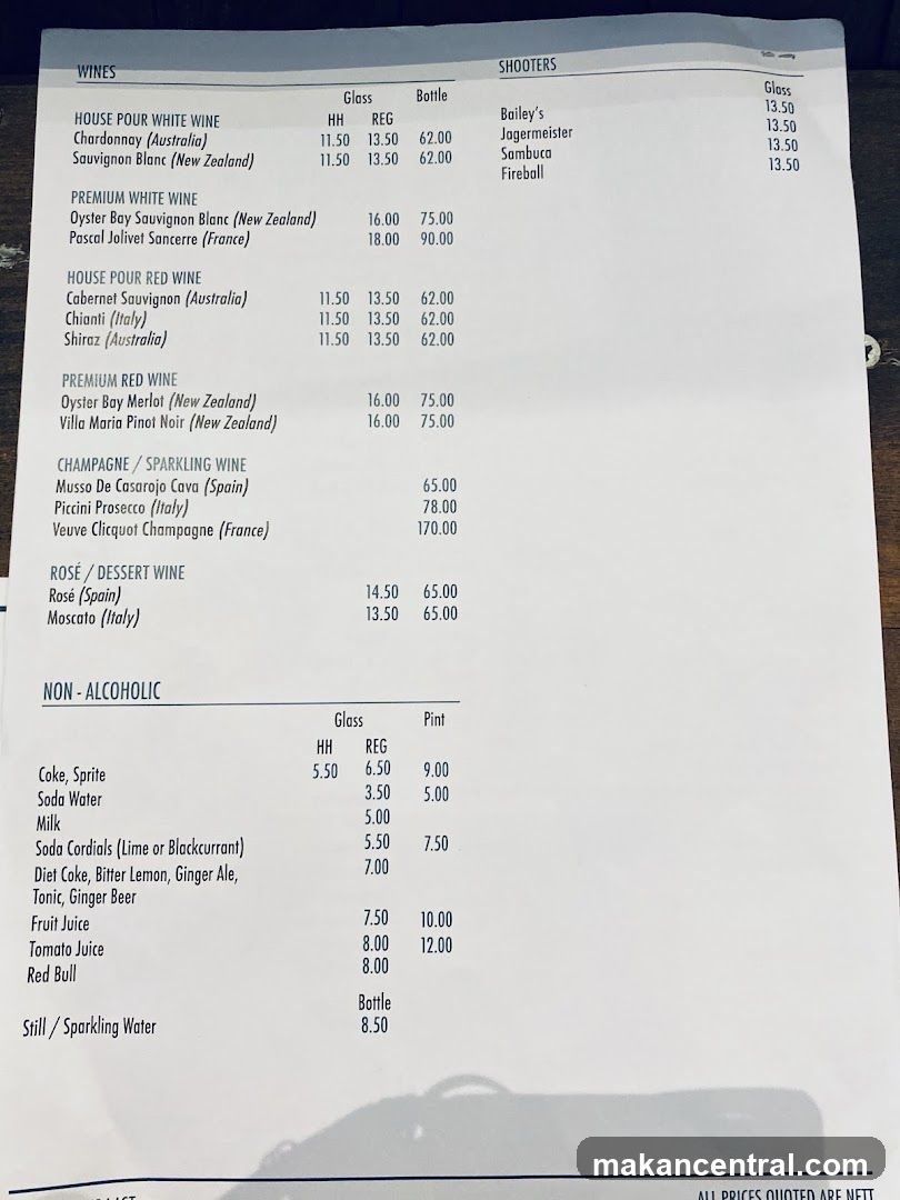 WINES AND SHOOTERS