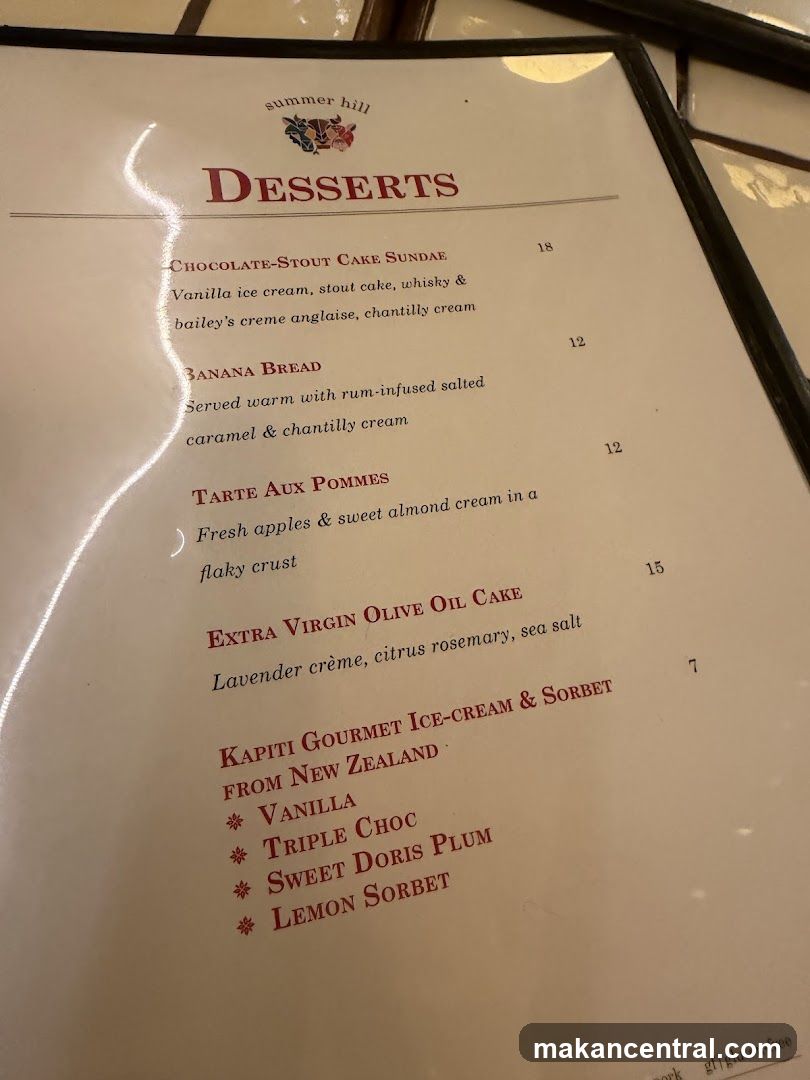 Desserts