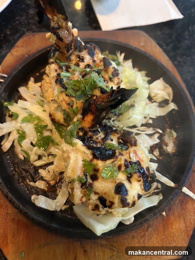 Sizzling Shrimp Dish