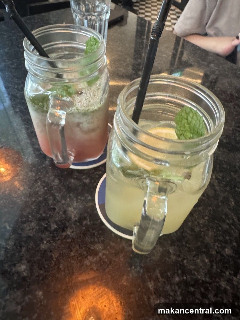 Two Mason Jar Drinks