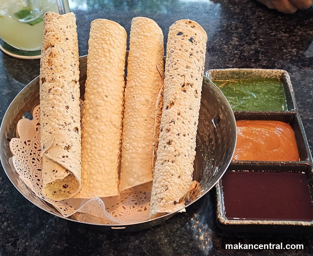 Papadum with Dips