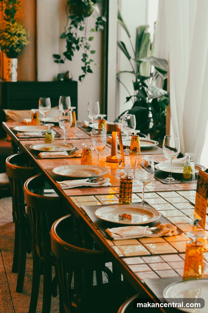Restaurant Table Setting