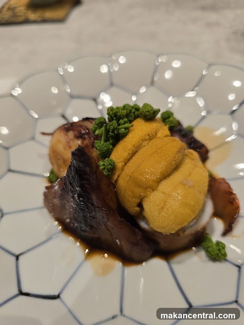 Sea Urchin and Grilled Dish