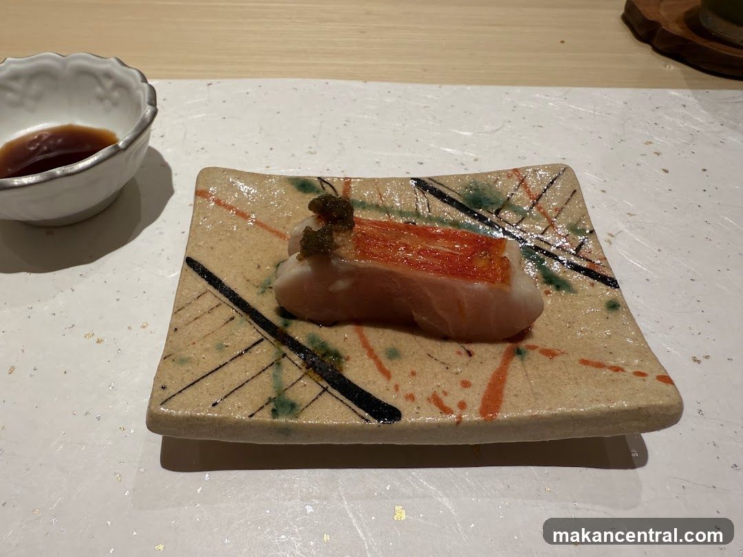 Fish Nigiri with Sauce
