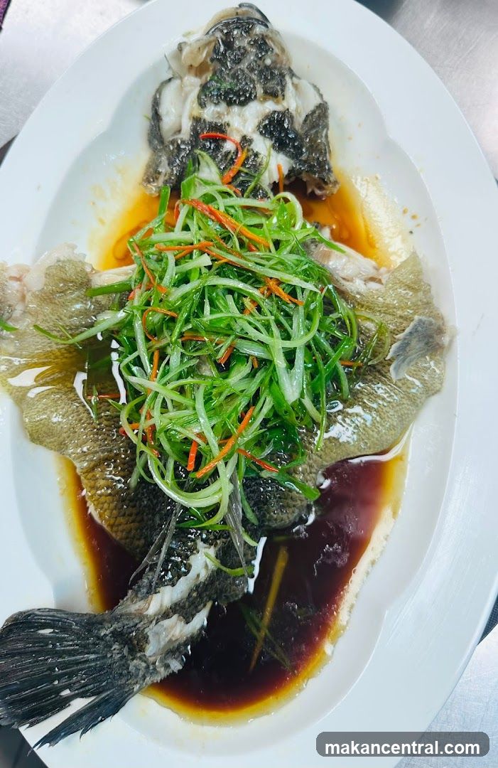 Steamed Fish with Scallions and Ginger