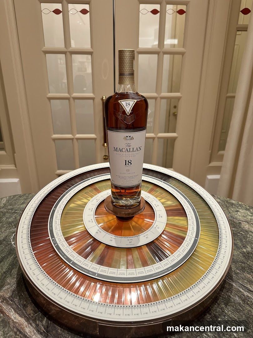 The Macallan 18 Year Old Scotch Whisky Display