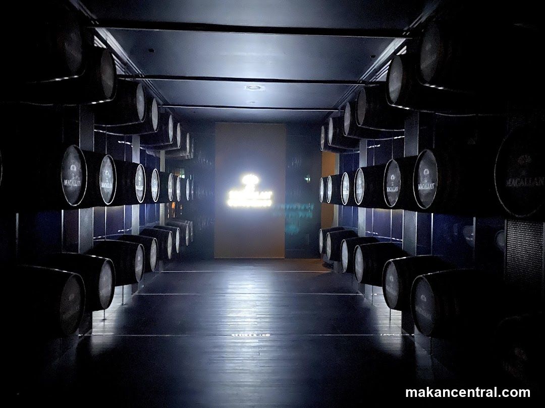 Whiskey Barrels Display