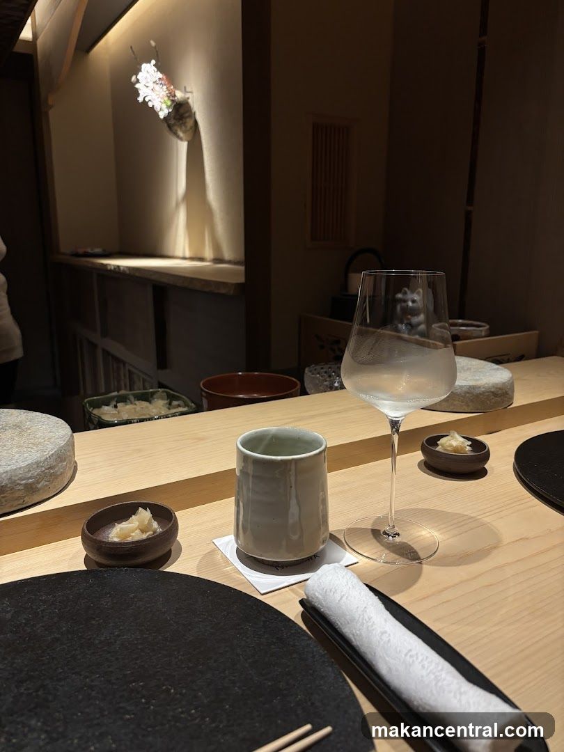 Table setting at a restaurant