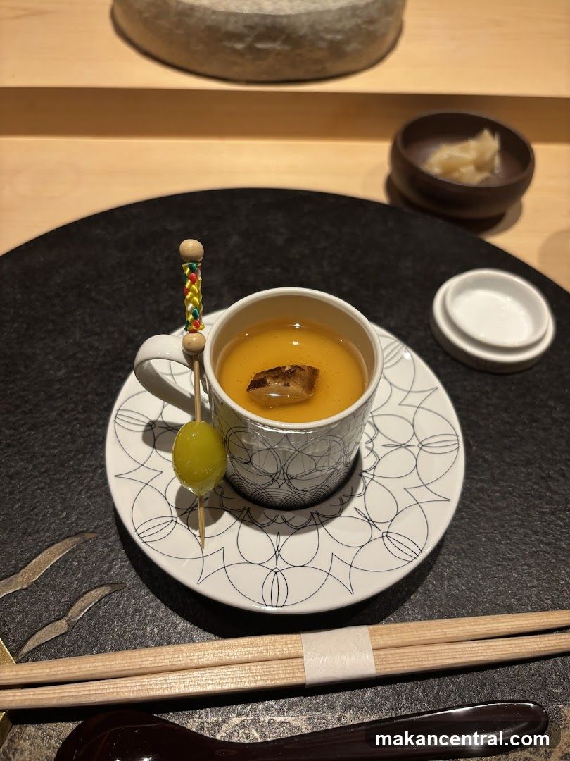 Appetizer with Olive and Garnish