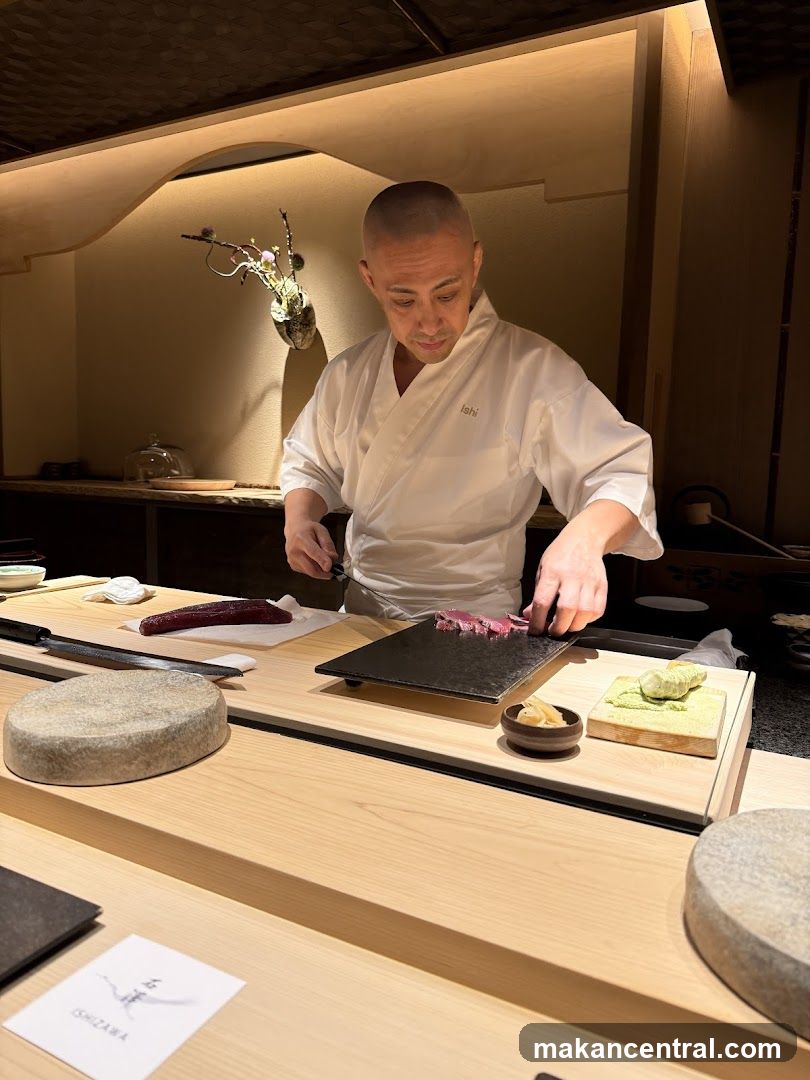 Chef preparing food