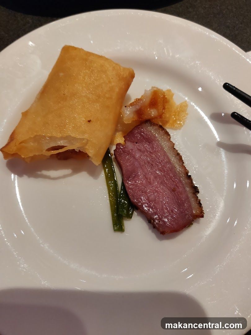 Spring Roll and Duck Breast