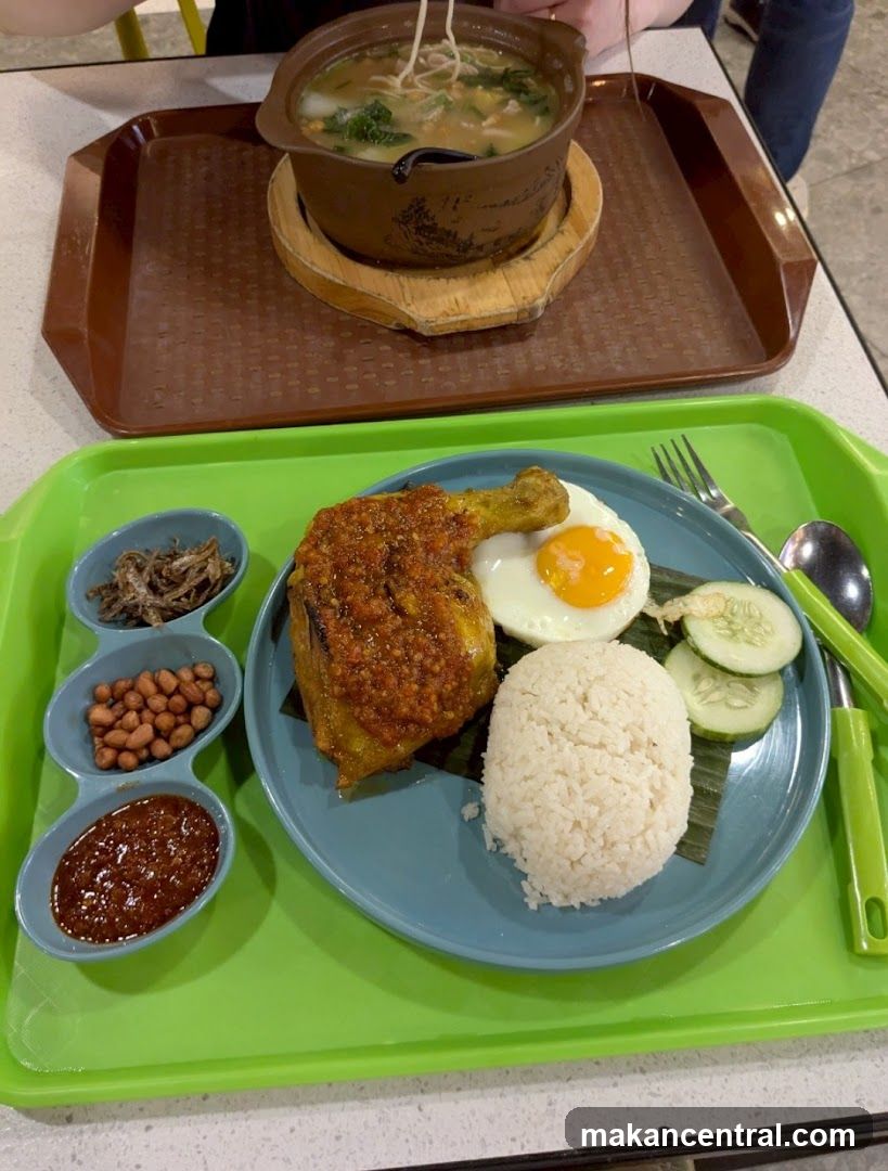 Nasi Lemak and Soup