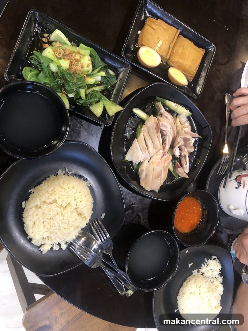 Hainanese Chicken Rice Meal