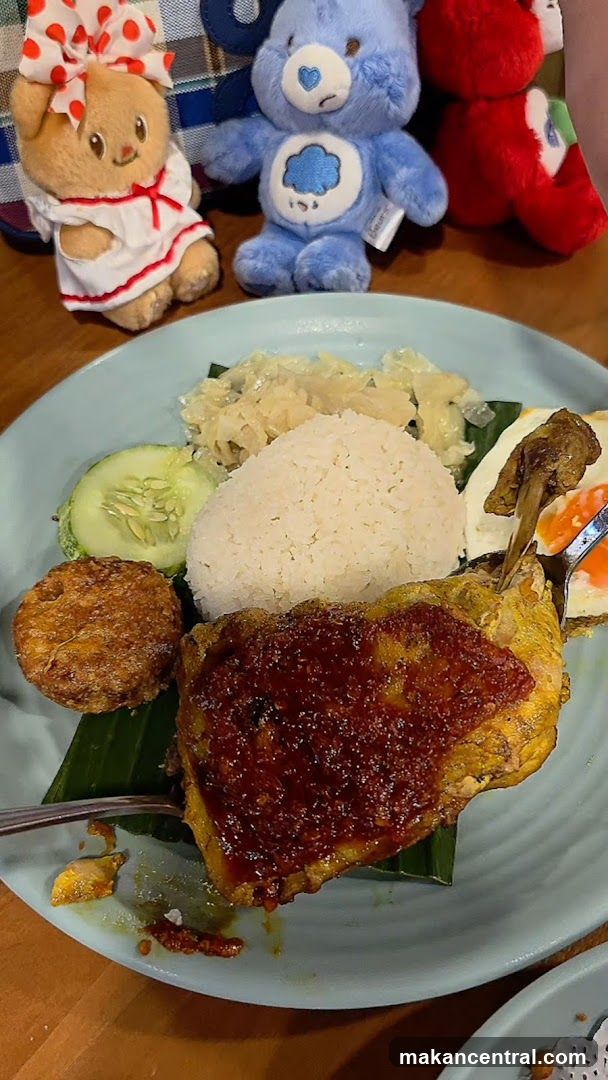 Plate of Food with Plush Toys