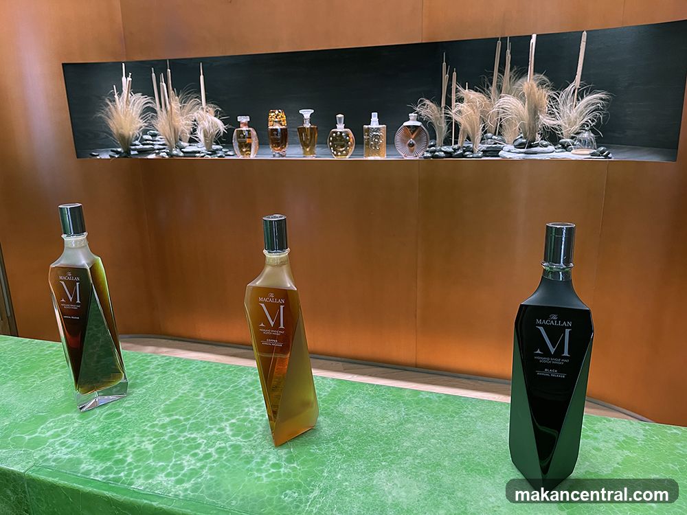The Macallan M Bottles Display