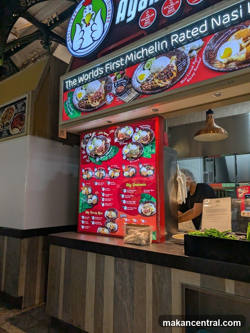 Restaurant Menu Display