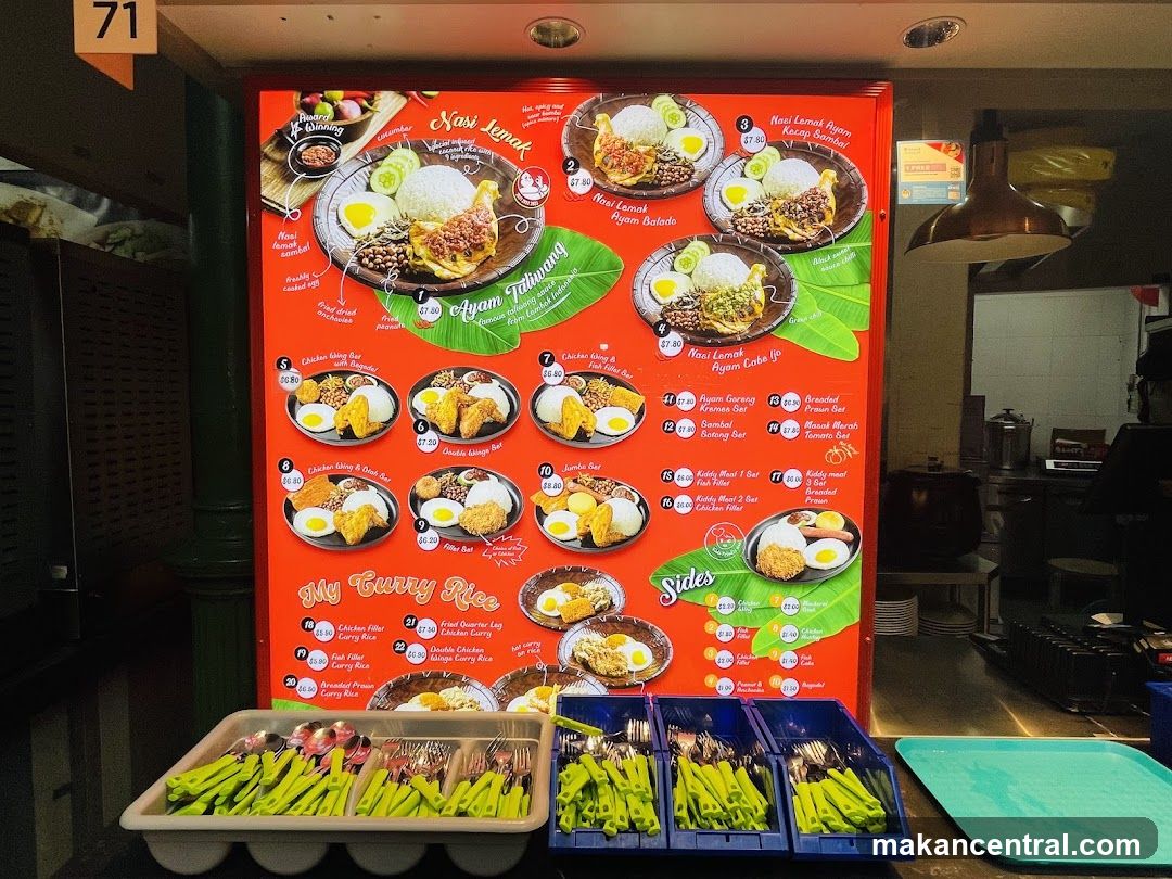Food Stall Menu