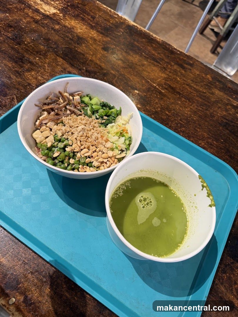 Bowl of food with a drink