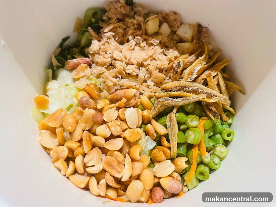 Salad with Anchovies and Peanuts